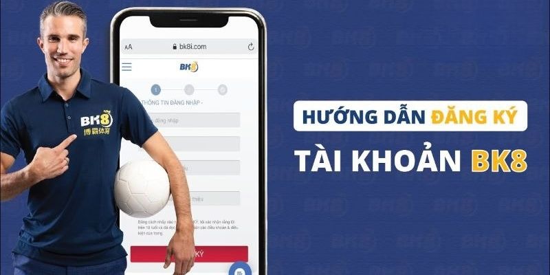 Cách tạo tài khoản cá cược BK8