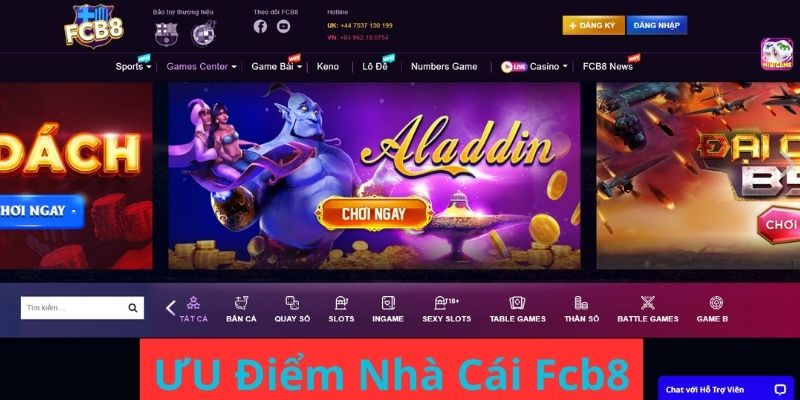 Ưu điểm nổi trội của nhà cái fcb8